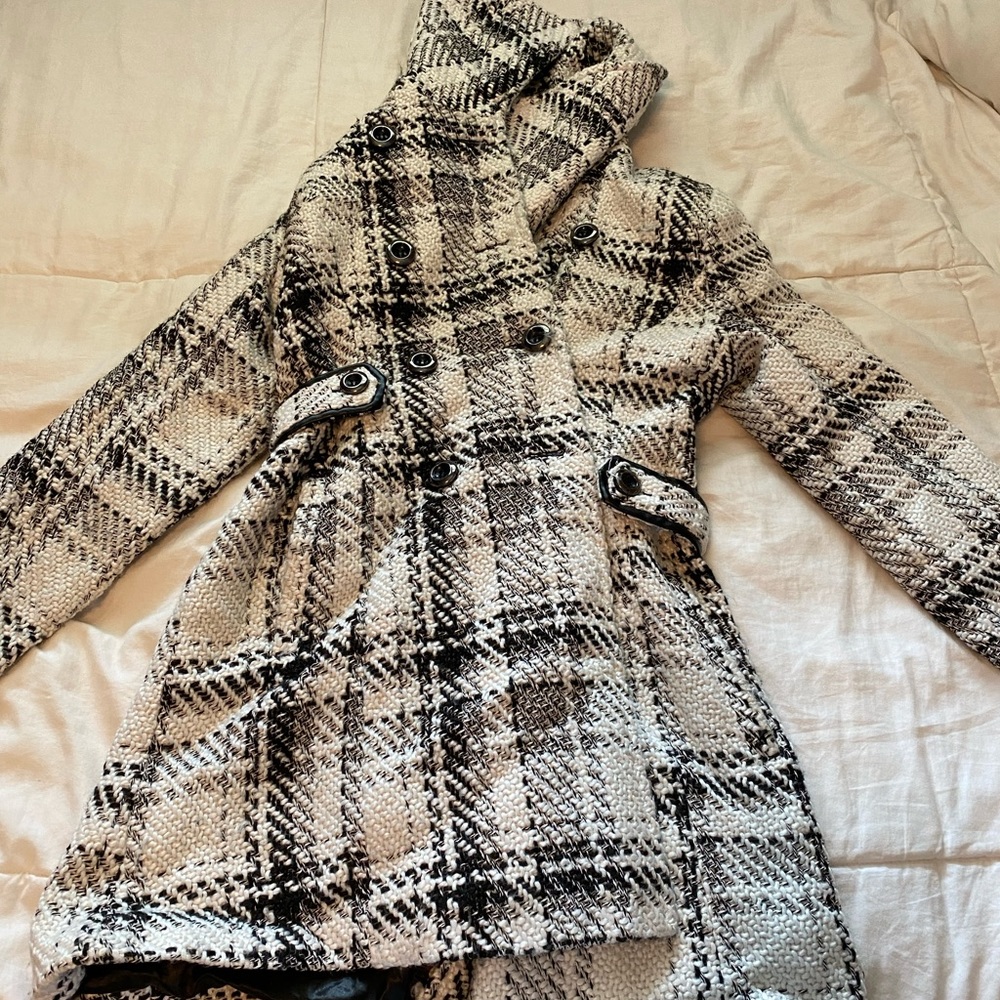 Black and white jacket